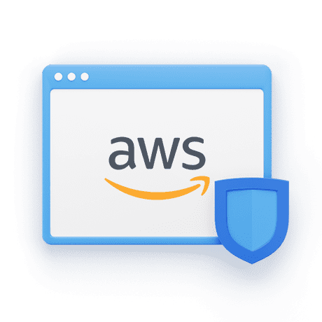 AWS Logo with WWPass Shield