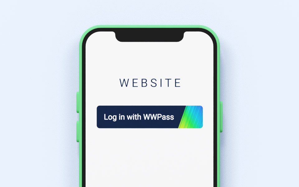 Smartphone with WWPass button