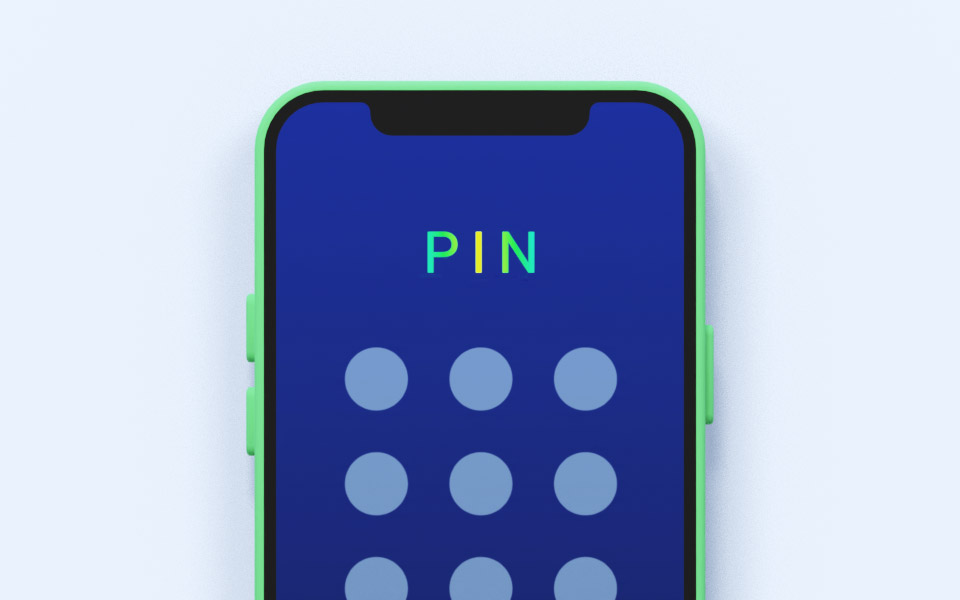 Use your PIN or biometrics