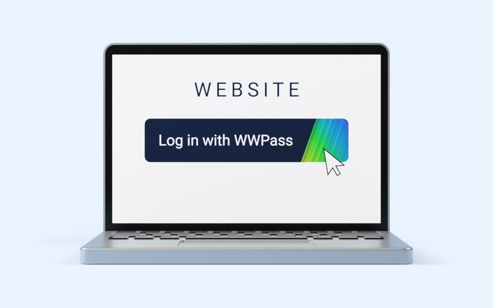 Laptop with WWPass button